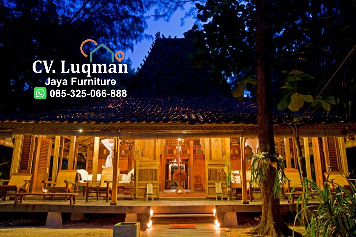 Rumah joglo Kayu Jati Full Ukiran