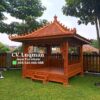 Gazebo Minimalis Kayu Jati Ukir Jepara