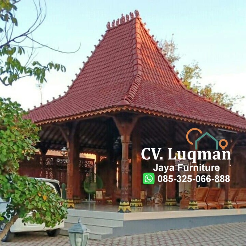 Model Joglo Sinom Mewah Kayu Jati Klasik