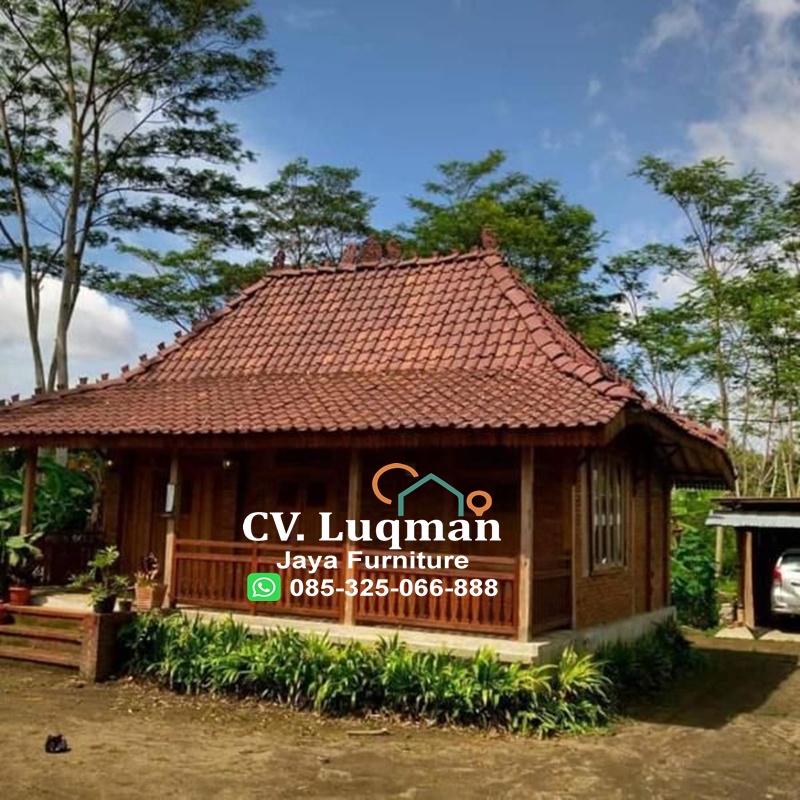 Rumah Limasan Kayu Jati Klasik Khas Jawa – Desain Tradisional Elegan
