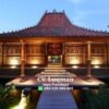 Rumah Joglo Mewah Kayu Jati Karya Jepara
