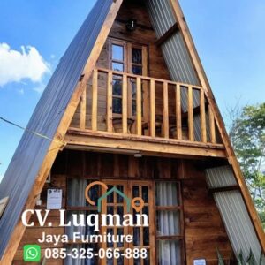 Rumah Glamping 2 Lantai Mewah Jati Jepara