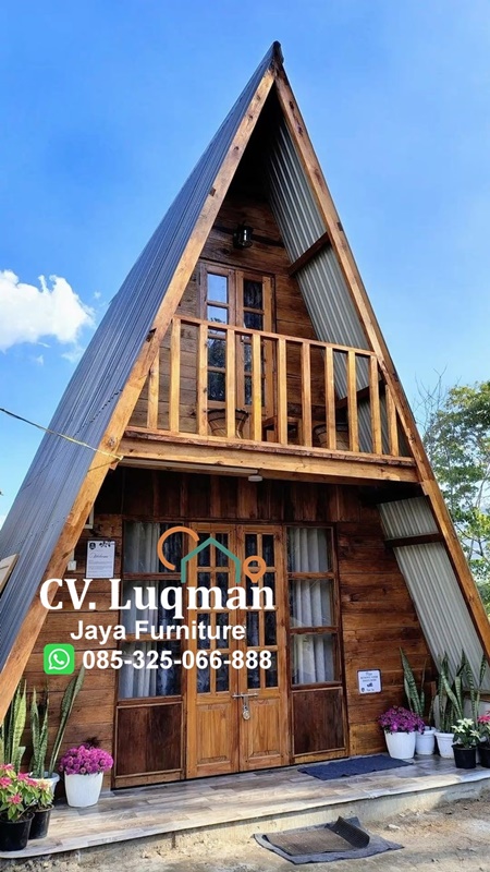 Rumah Glamping 2 Lantai Mewah Jati Jepara