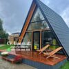 Rumah Kayu Glamping Modern Kayu Jati Jepara