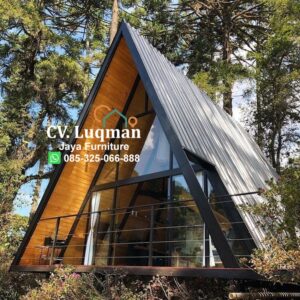 Rumah Glamping Mewah Unik Minimalis
