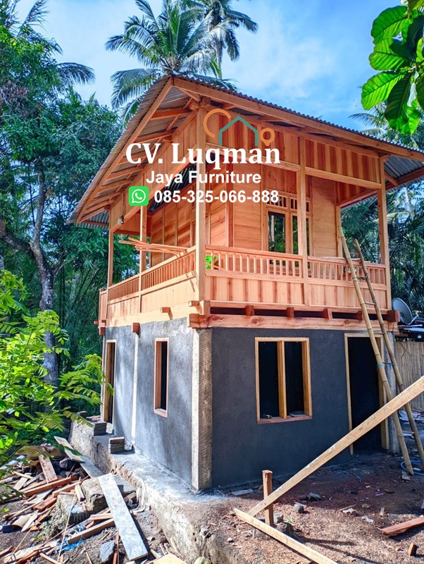 Rumah Panggung Kayu Jati Klasik Jepara