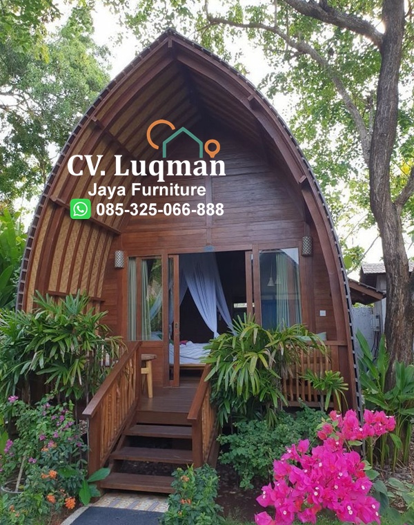 Rumah Lumbung Kayu Jati Karya Jepara