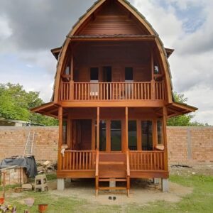 Rumah Lumbung 2 Lantai Kayu Jati Karya Jepara
