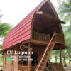 Rumah Kayu 2 lantai Model Lumbung Klasik