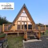 Jual Rumah Segitiga Kayu Jati Modern– Desain Minimalis untuk Villa & Glamping