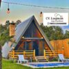 Villa Modular A-Frame Kayu Eksklusif - Desain Open Concept dengan Jendela Kaca Penuh