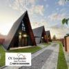 Klaster Kabin A-Frame Modern Futuristik – Desain Segitiga Eksklusif untuk Resort dan Villa