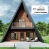 Rumah Segitiga 2 Lantai Mewah Kayu Jati Karya Jepara