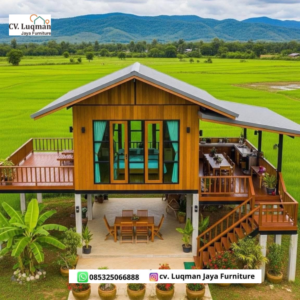 Rumah Panggung Kayu Jati-Produk Jepara
