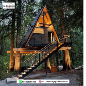 The Majestic A-Frame Treehouse:Harmoni Alam dalam Kemewahan Modern