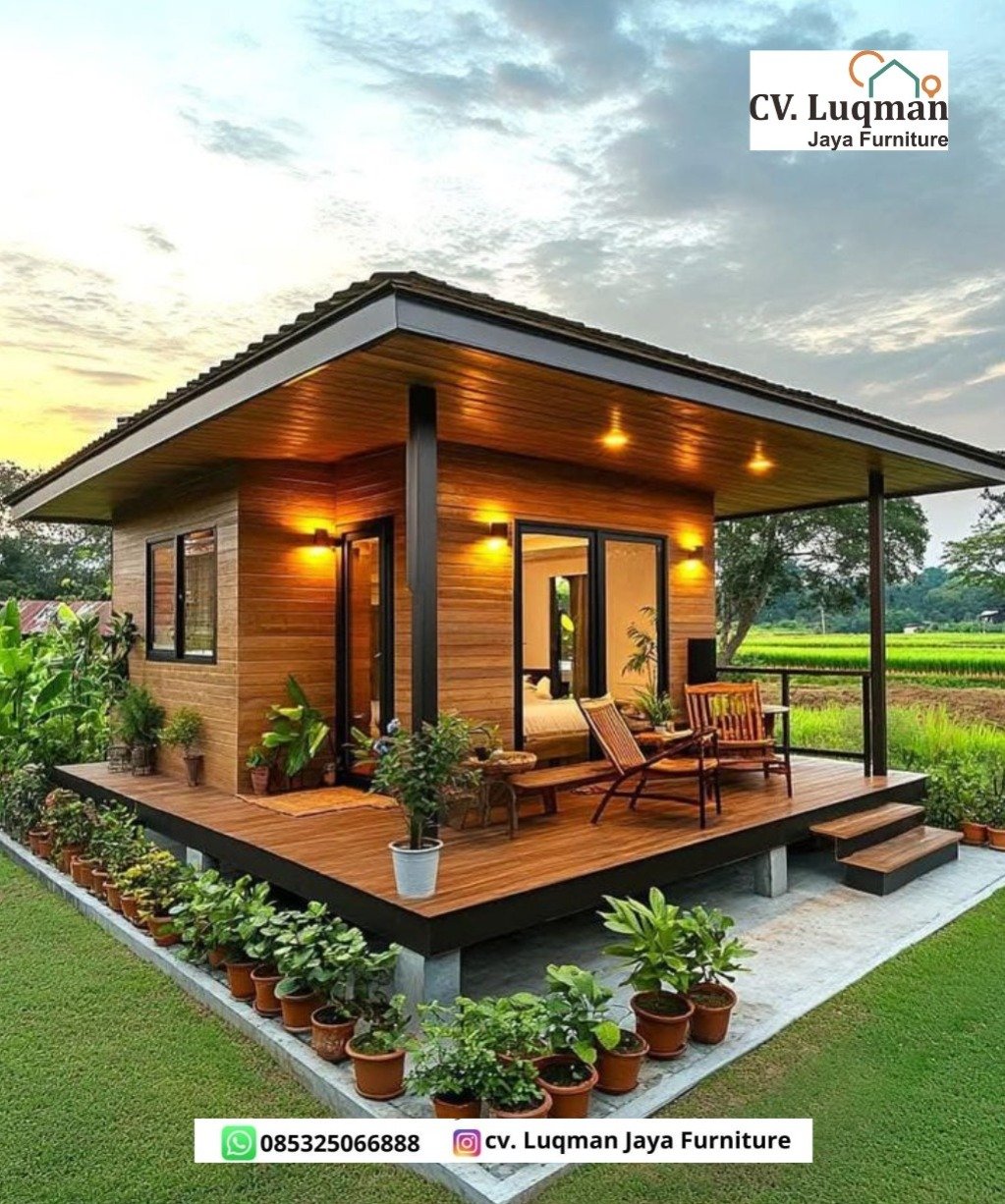 Wooden Modern Cabin - Perpaduan Estetik Alami dan Gaya Hidup Modern