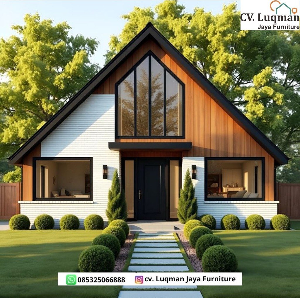 Mahakarya Jepara: Modern Tropical A-Frame Residence