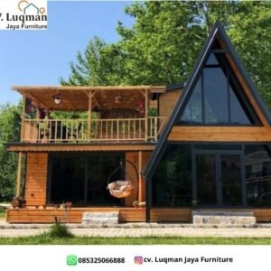 Rumah A-Frame Modern Eksklusif - Hunian Estetik & Tropis