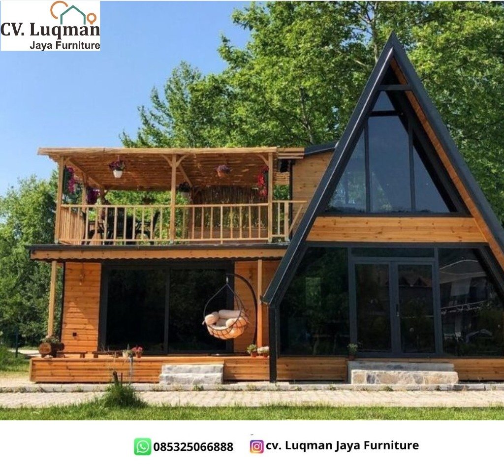 Rumah A-Frame Modern Eksklusif - Hunian Estetik & Tropis