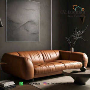 Sofa Kulit Asli Series Terbaru dari CV. Luqman Jaya Furniture