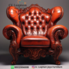 Sofa Wingback Carving Leather: Perpaduan Sempurna Ukiran Jati dan Kenyamanan Premium