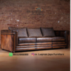 Sentuhan Kehangatan Vintage: Sofa Kulit Eksklusif dari CV. Luqman Jaya Furniture
