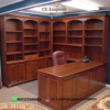 Set Meja Kantor Direktur Klasik Mewah CV. Luqman Jaya Furniture