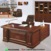 Set Meja Kayu Direktur Premium CV. Luqman Jaya Furniture!