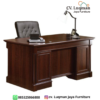 Meja Direktur Kayu Jati CV. Luqman Jaya Furniture