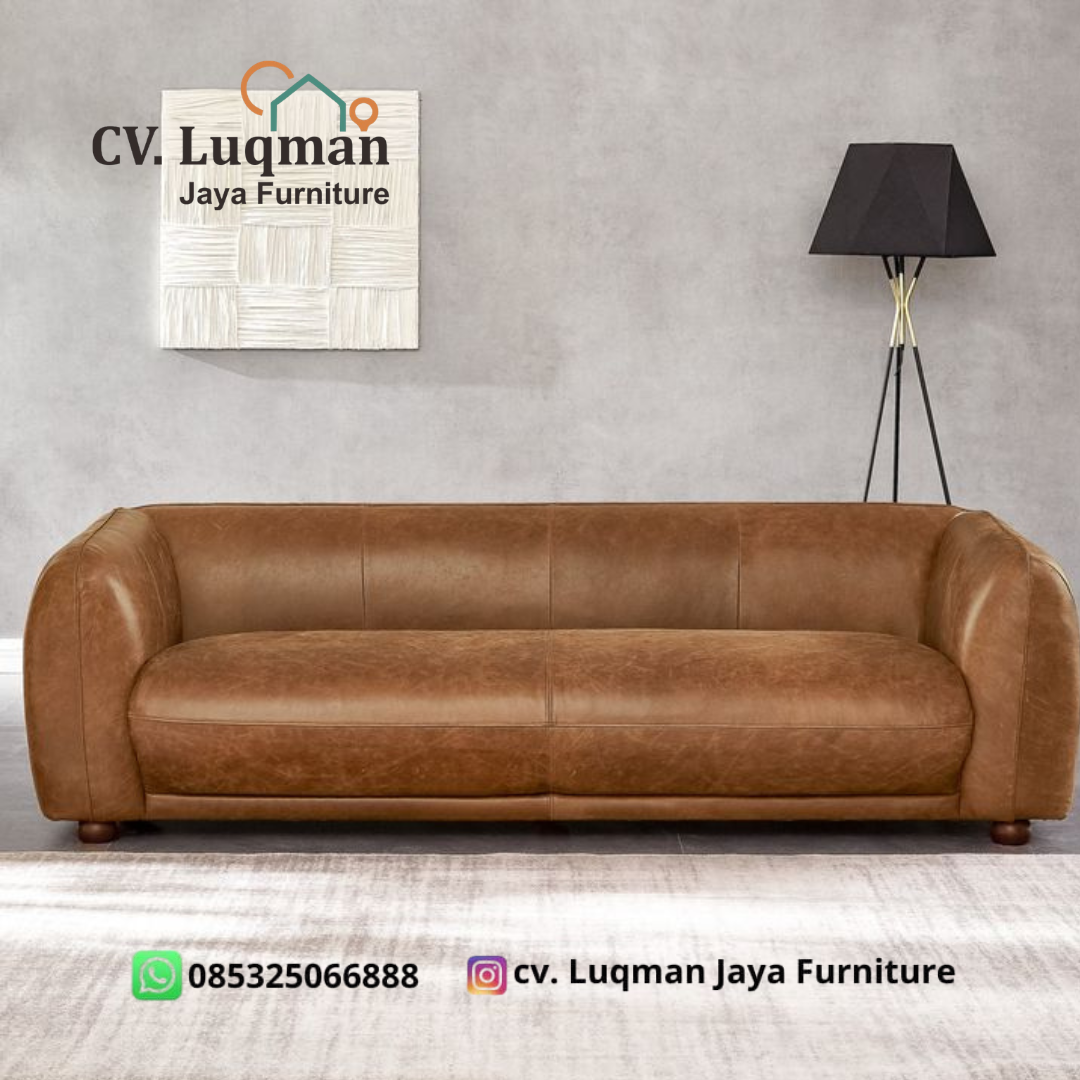 Hadirkan Kemewahan dan Kenyamanan Sejati di Ruang Tamu Anda dengan Sofa Kulit Mewah CV. Luqman Jaya Furniture!