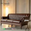 Sofa Chesterfield Klasik Royal - Mahakarya Kulit Sapi Asli dari CV. Luqman Jaya Furniture