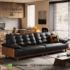 Menghadirkan Kemewahan Hakiki: Sofa Chesterfield Modern “The Luqman Heritage”- Perpaduan Sempurna Kulit Sapi Asli & Jati Perhutani