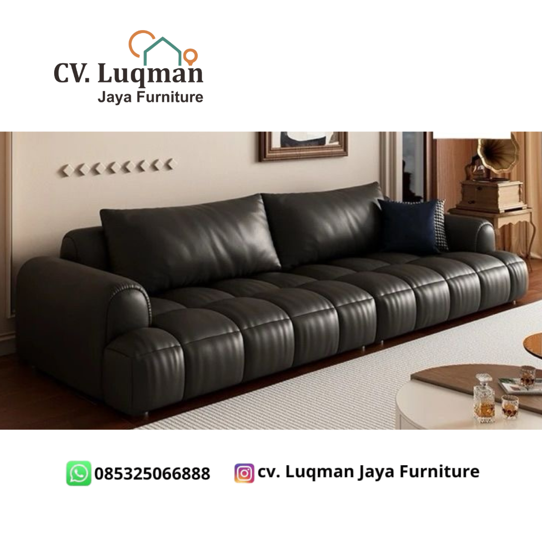 Eksklusivitas Sofa Leather “The Heritage” dari CV. Luqman Jaya Furniture: Kemewahan Tanpa Batas