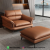 Kemewahan Mahakarya Lounge Chair & Ottoman Premium oleh CV. Luqman Jaya Furniture