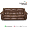 Sofa Chesterfield Premium: Perpaduan Sempurna Kayu Jati Perhutani & Kulit Sapi Asli