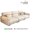 Sofa Leather Premium “The Grande Comfort”- Kemewahan Kulit Sapi Asli dalam Balutan Desain Modern Kontemporer