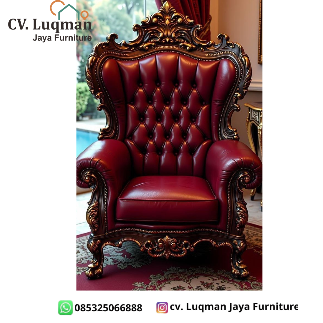 Mahakarya: Sofa Wingback Sultan Klasik