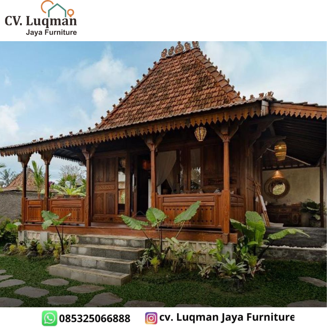 Rumah Kayu Jati Minimalis - Rumah Gladak Joglo