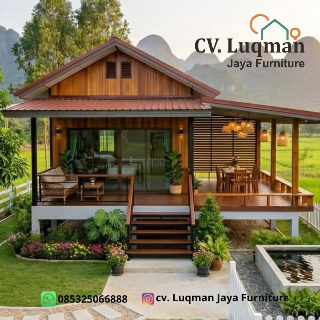 Rumah Kayu Jati Minimalis- Rumah Panggung Solusi Hunian Modern dan Estetik