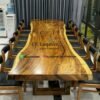Set Meja Rapat Trembesi Solid Alami Eksklusif Premium