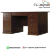 Meja Direktur Double-Pedestal Cantik dari CV. Luqman Jaya Furniture