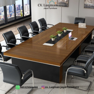 Meja Rapat Mewah dari CV Luqman Jaya Furniture
