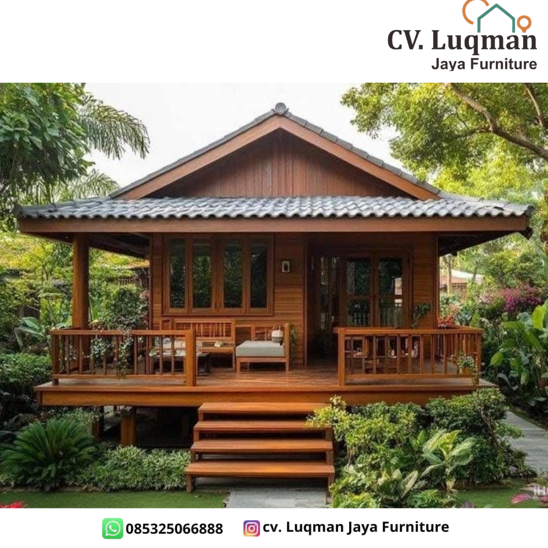 Rumah Kayu Jati Premium dari CV. Luqman Jaya Furniture