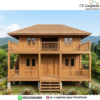 Rumah Kayu Jati Dua Lantai Premium