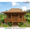 Rumah Kayu Jati Klasik Menawan
