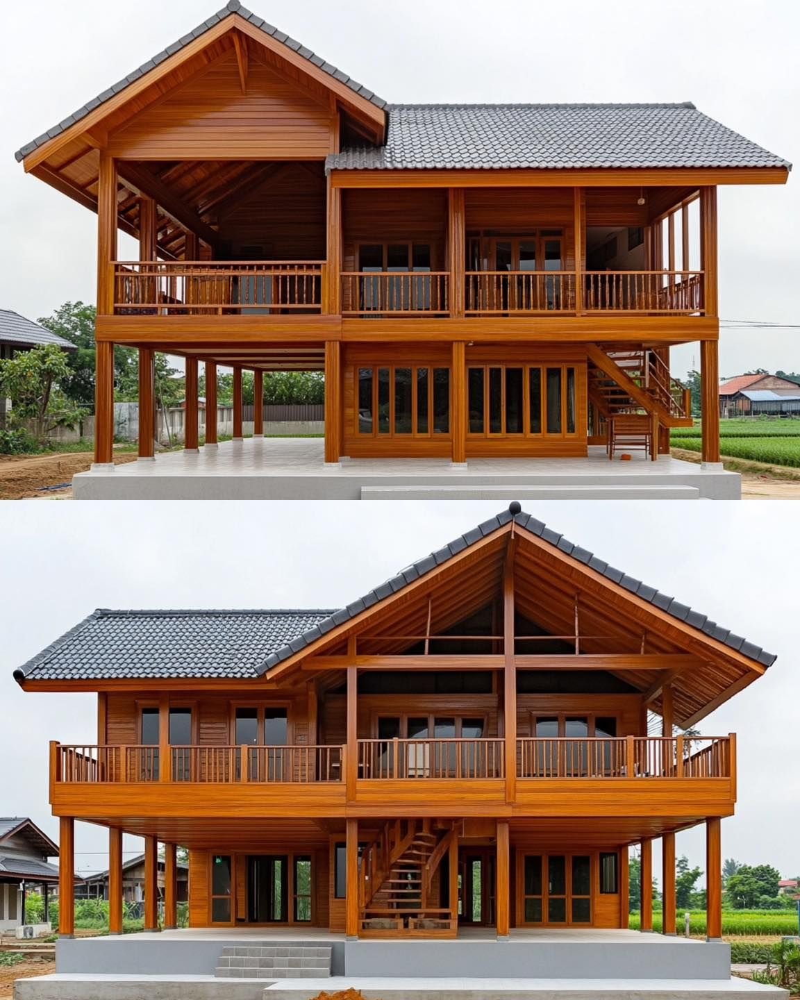 Rumah Panggung Kayu Jati