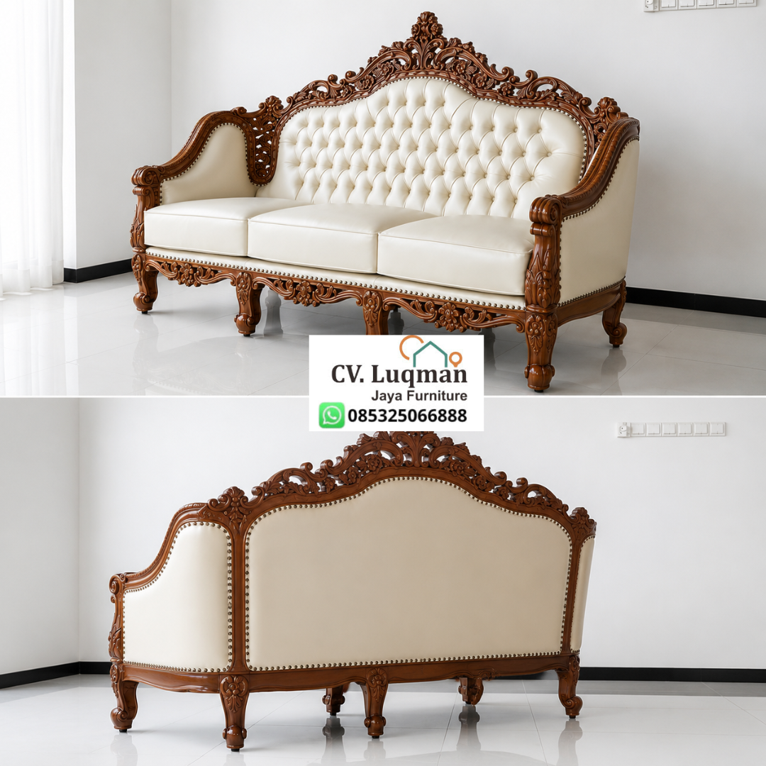 Sofa Tamu Ukir Mewah Klasik Sofa Tamu Ukir Mewah Klasik