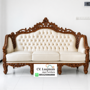 Sofa Tamu Ukir Mewah Klasik