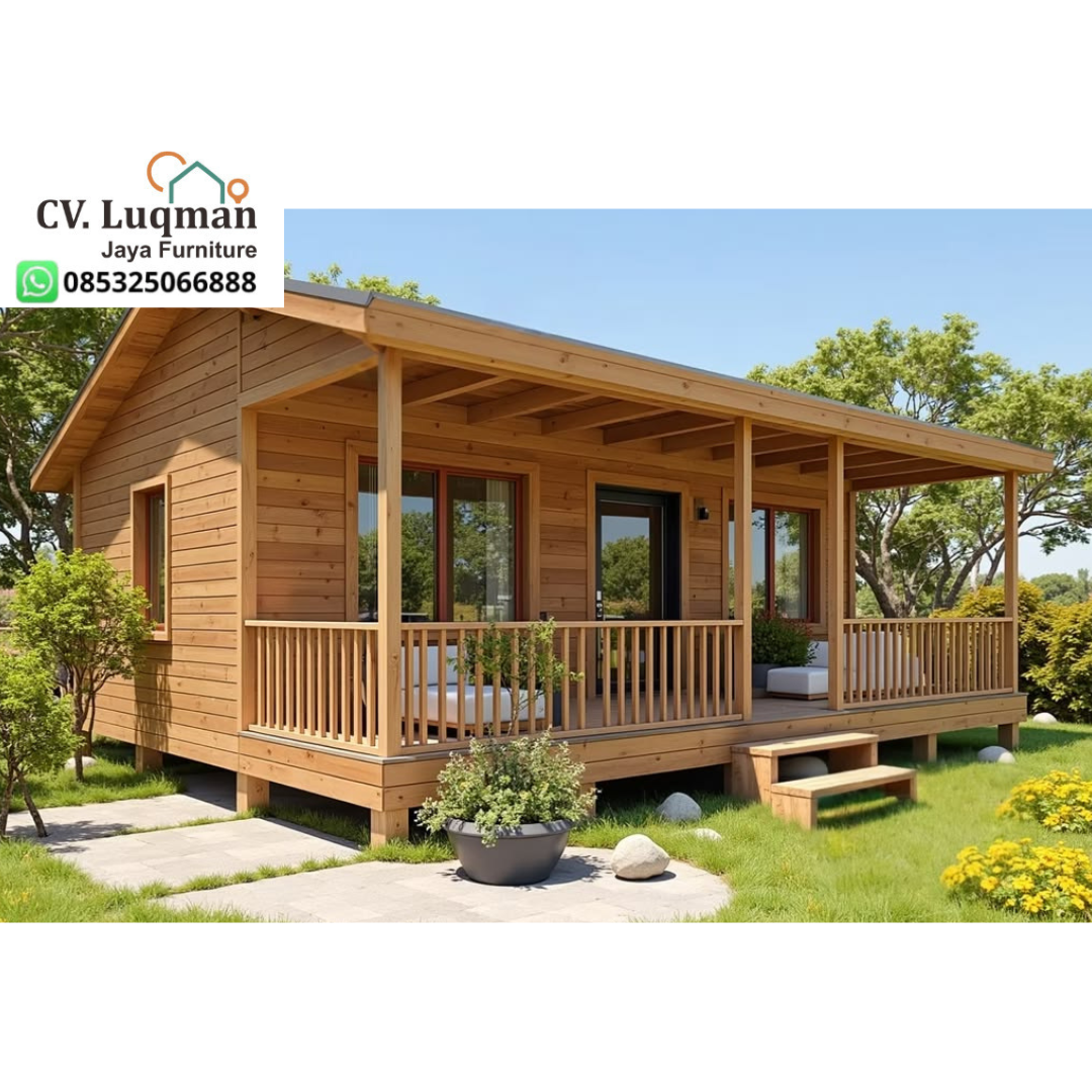 Rumah Glamping Minimalis Kayu Jati Rumah Glamping Minimalis Kayu Jati