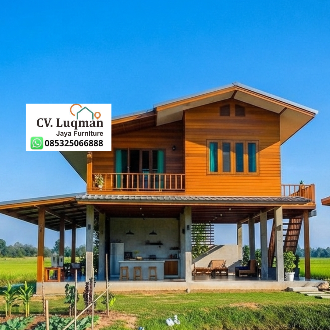 Rumah Panggung Kayu Jati